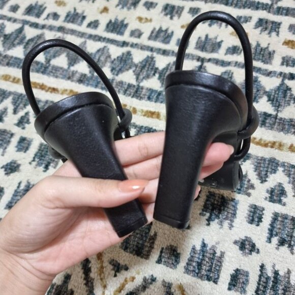 Aldo Black Strappy Heels - Picture 4 of 7